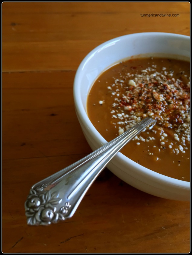 slow cooker butternut squash potage with chili and cocoa powder 2